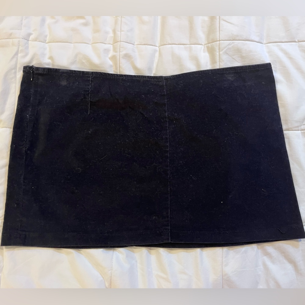 Benetton Corduroy Mini Skirt